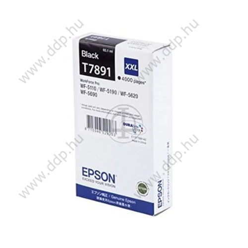Epson tintapatron T789140 fekete 4000 oldal
