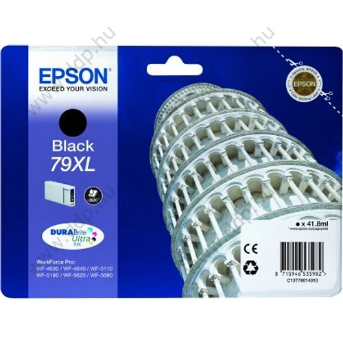Epson tintapatron C13T79014010 fekete 2600 oldal