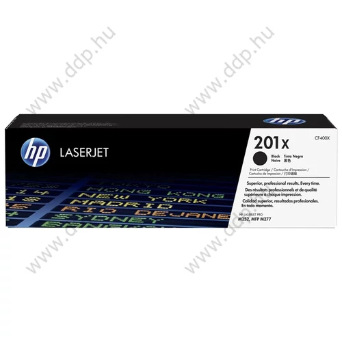 HP lézertoner CF400X No.201X fekete 2800 oldal