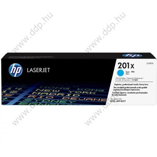 HP lézertoner CF401X No.201X kék 2300 oldal