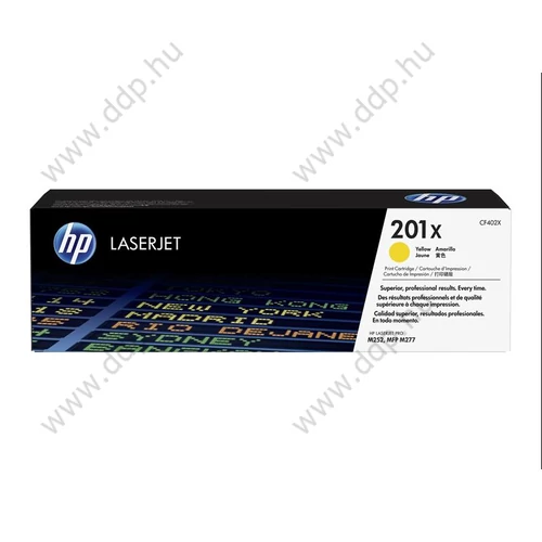 HP lézertoner CF402X No.201X bíbor 2300 oldal