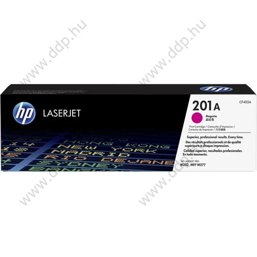 HP lézertoner CF403A No.201A sárga 1400 oldal