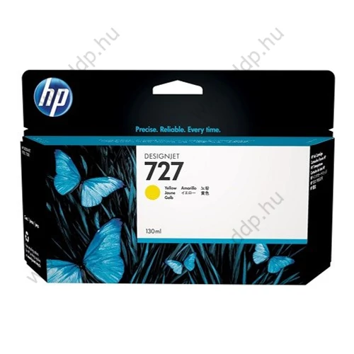 HP tintapatron B3P21A No.727 sárga 130ml