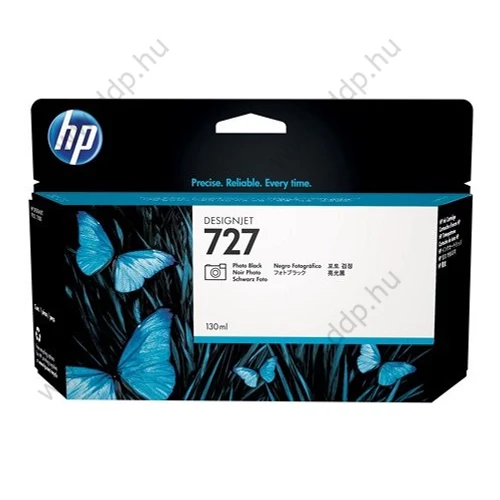 HP tintapatron B3P23A No.727 Photo fekete 130ml