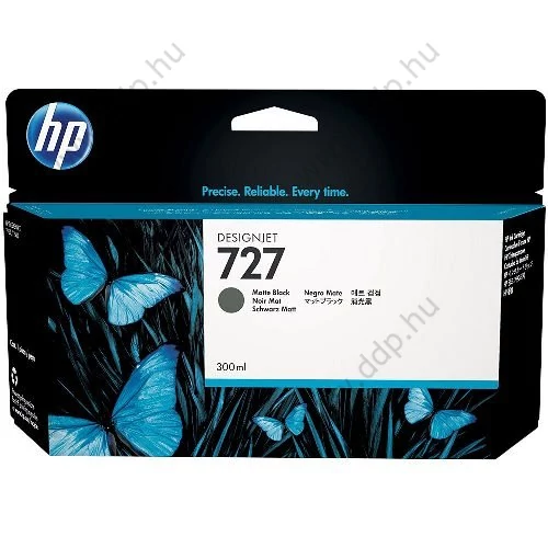HP tintapatron C1Q12A No.727 matt fekete 300ml