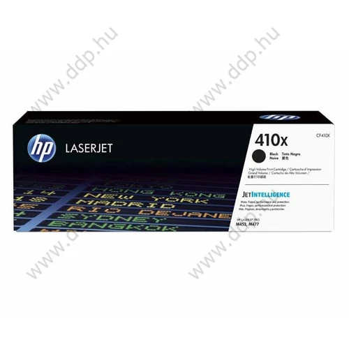 HP lézertoner CF410X No.410X fekete 6500 oldal