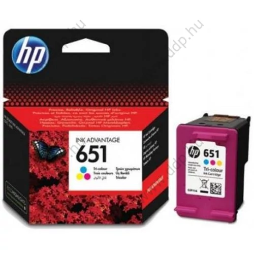 HP tintapatron C2P11AE No.651 színes 300 oldal