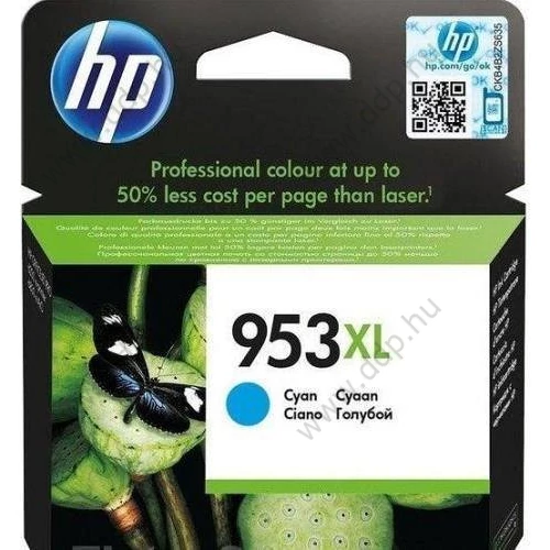 HP tintapatron F6U16AE No.953XL kék 1450 oldal