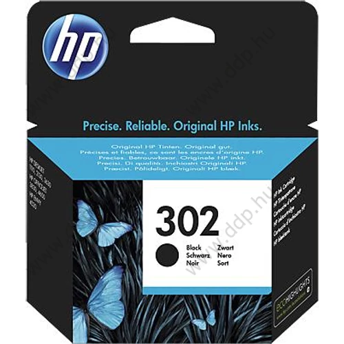 HP tintapatron F6U66AE No.302 fekete 170 oldal