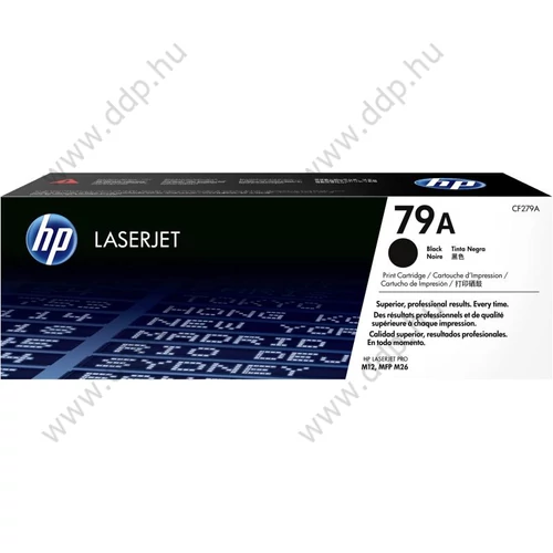 HP lézertoner CF279A No.79A fekete 1000 oldal