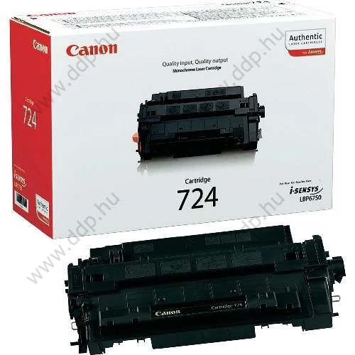 Canon lézertoner CRG-724 fekete 6000 oldal