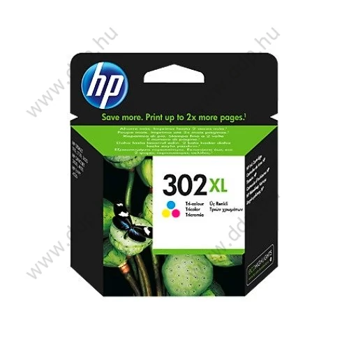 HP tintapatron F6U67AE No.302XL színes 300 oldal