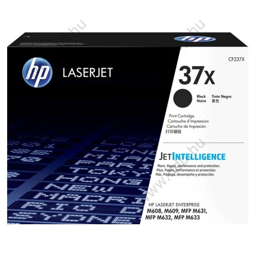 HP lézertoner CF237X No.37X fekete 25000 oldal