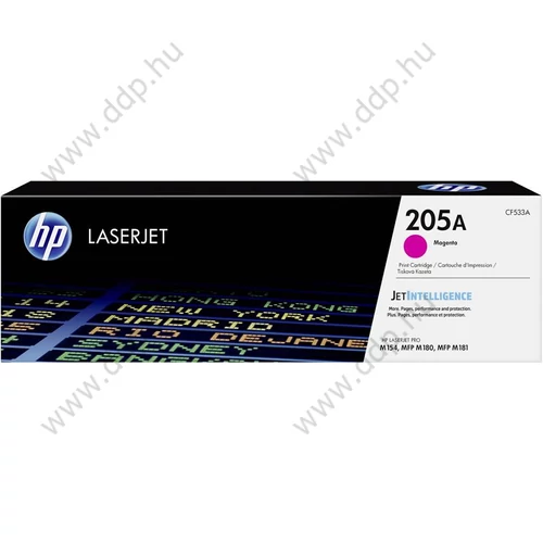 HP lézertoner CF533A No.205A bíbor 900 oldal