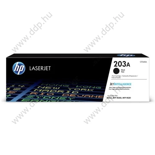HP lézertoner CF540A No.203A fekete 1400 oldal