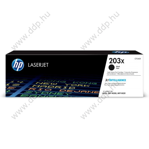 HP lézertoner CF540X No.203X fekete 3200 oldal