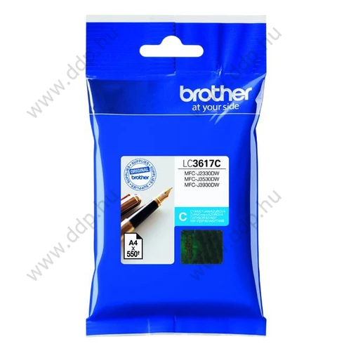 Brother tintapatron LC3617C kék