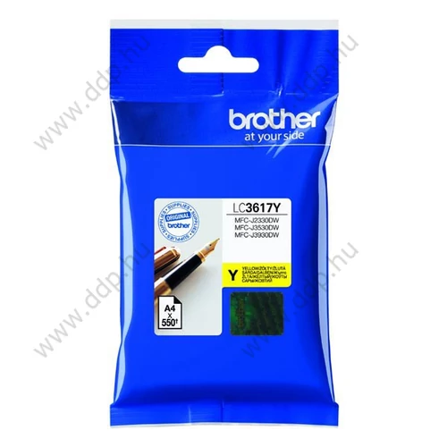 Brother tintapatron LC3617Y sárga