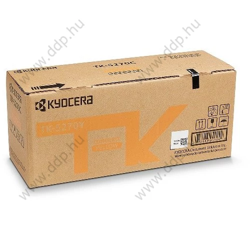 Kyocera Lézertoner TK-5270 sárga 6000 oldal