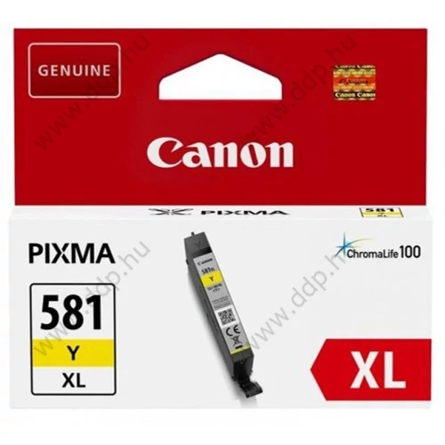 Canon tintapatron CLI-581XL sárga 515 oldal
