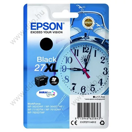 Epson tintapatron T271140 fekete 17,7ml