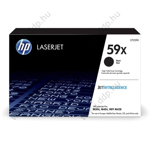 HP lézertoner CF259X No.59X fekete 10000 oldal