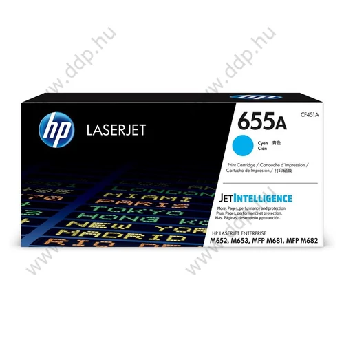 HP lézertoner CF451A NO.655A kék 10500 oldal