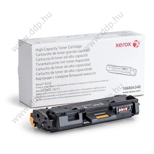 Xerox lézertoner 106R04348 fekete 3000 oldal