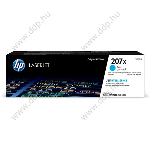 HP lézertoner W2211X No.207X kék 2450 oldal