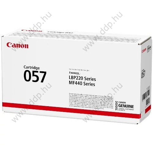 Canon lézertoner CRG-057 fekete 3100 oldal