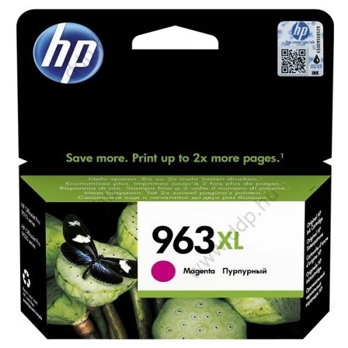 HP tintapatron 3JA28AE No.963XL bíbor 1600 oldal