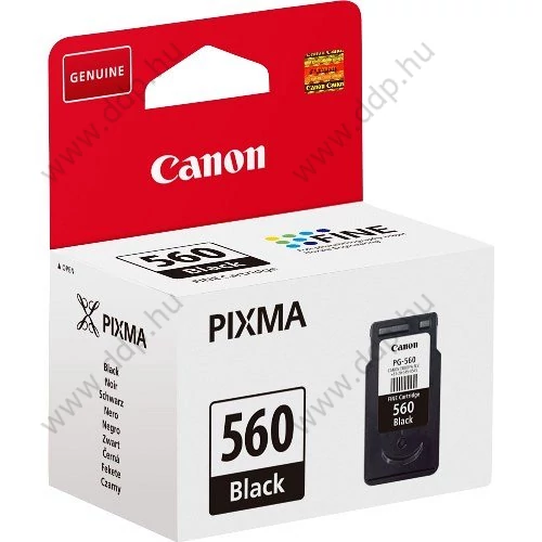 Canon tintapatron PG-560 fekete 180 oldal