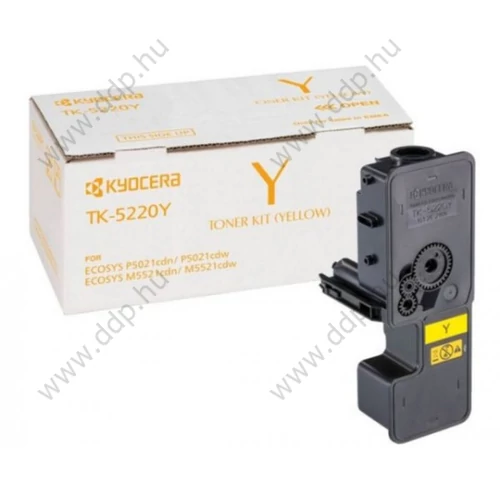 Kyocera lézertoner TK-5220 sárga 1200 oldal