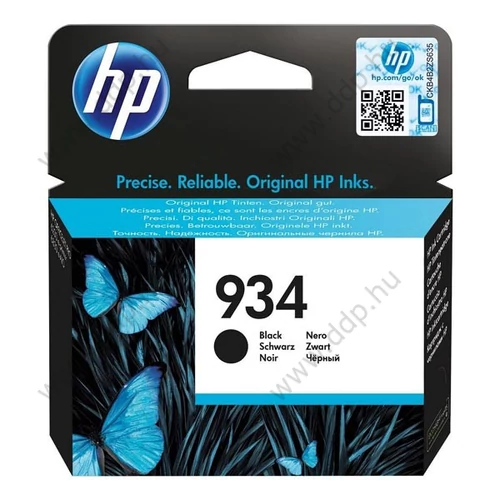 HP tintapatron C2P19AE No.934 fekete 400 old.
