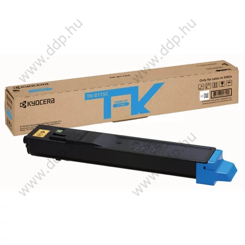 Kyocera lézertoner TK-8115 kék 6000 oldal