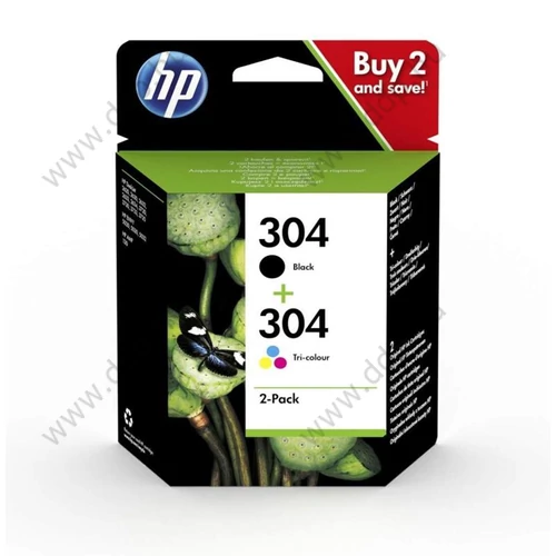 HP tintapatron 3JB05AE No.304 szett (fekete/színes)