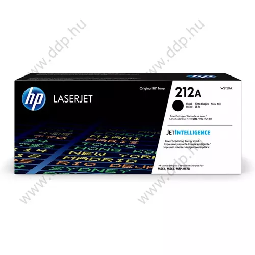 HP lézertoner W2120A No.212A fekete 5500 oldal