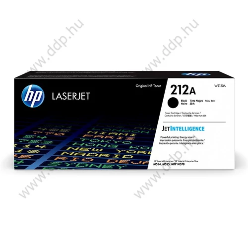 HP lézertoner W2120A No.212A fekete 5500 oldal