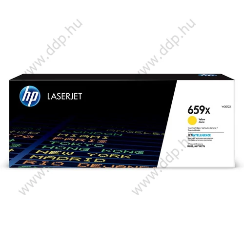 HP lézertoner W2012X No.659X sárga 29000 oldal