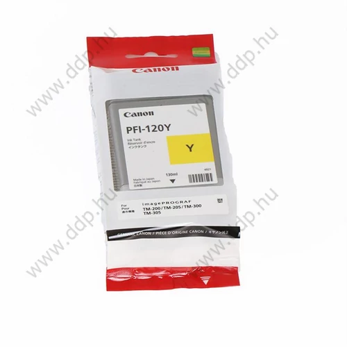 Canon tintapatron PFI-120 sárga 130 ml