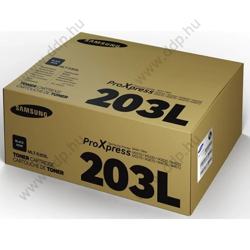 Samsung lézertoner MLT-D203L/SU897A fekete 5000 oldal