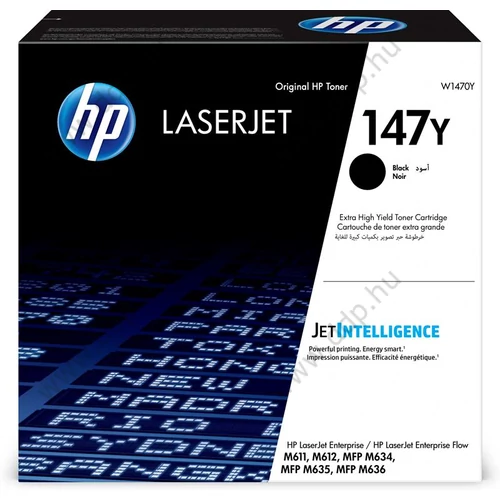 HP lézertoner W1470Y No.147Y fekete 42000 oldal