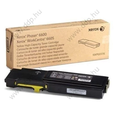 Xerox lézertoner 106R02251 sárga 2000 oldal