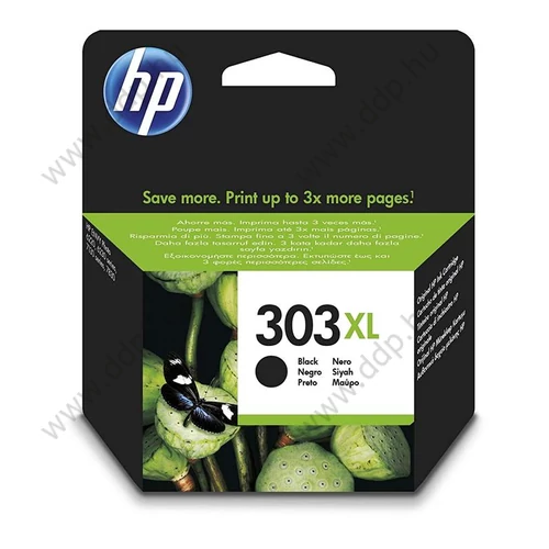 HP tintapatron T6N04AE No303XL fekete 600 oldal