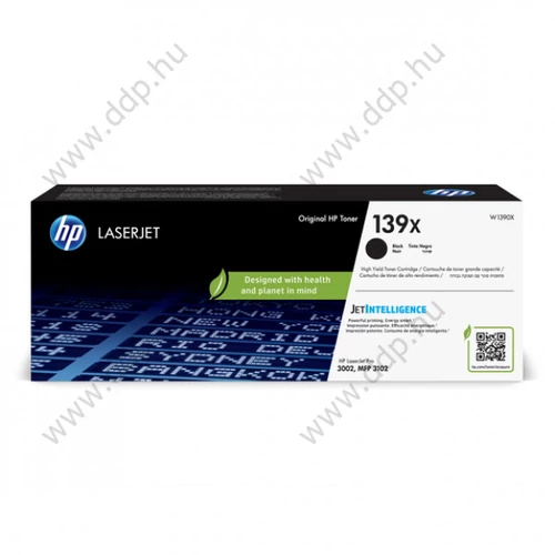 HP lézertoner W1390X No.139X fekete 4000 oldal