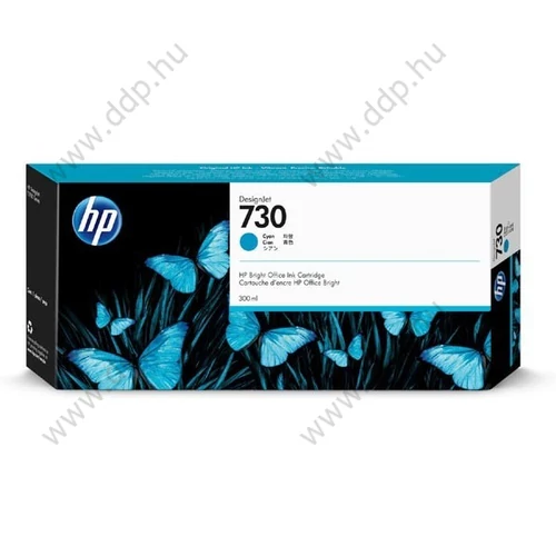 HP tintapatron P2V68A No.730 kék 300ml