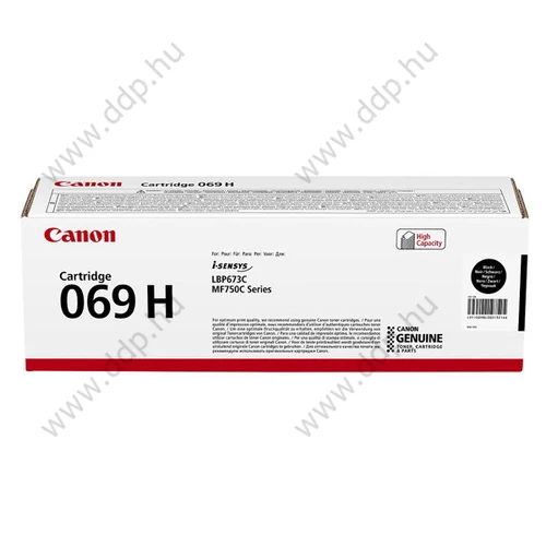 Canon lézertoner CRG069H fekete 7600 oldal -5098C002-