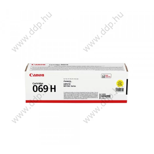 Canon lézertoner CRG069H sárga 5500 oldal -5095C002-