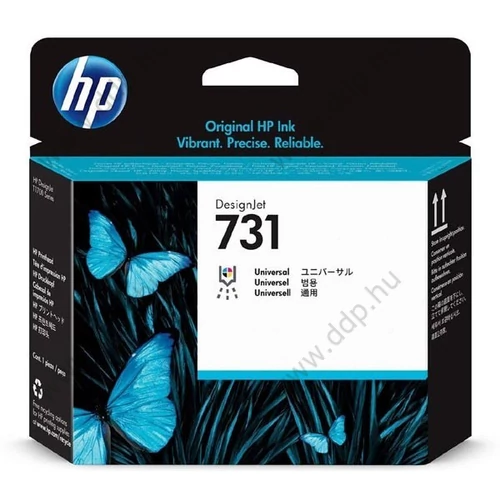 HP nyomtatófej P2V27A No.731 fekete