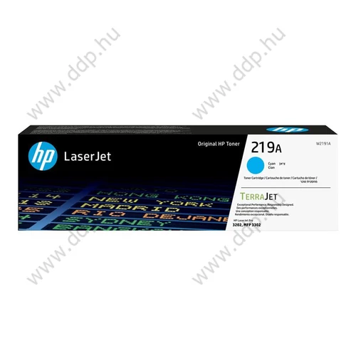 HP lézertoner W2191A No.219A kék 1200 oldal